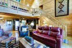 LIVING RM TO KITCHEN & LOFT VIEW
